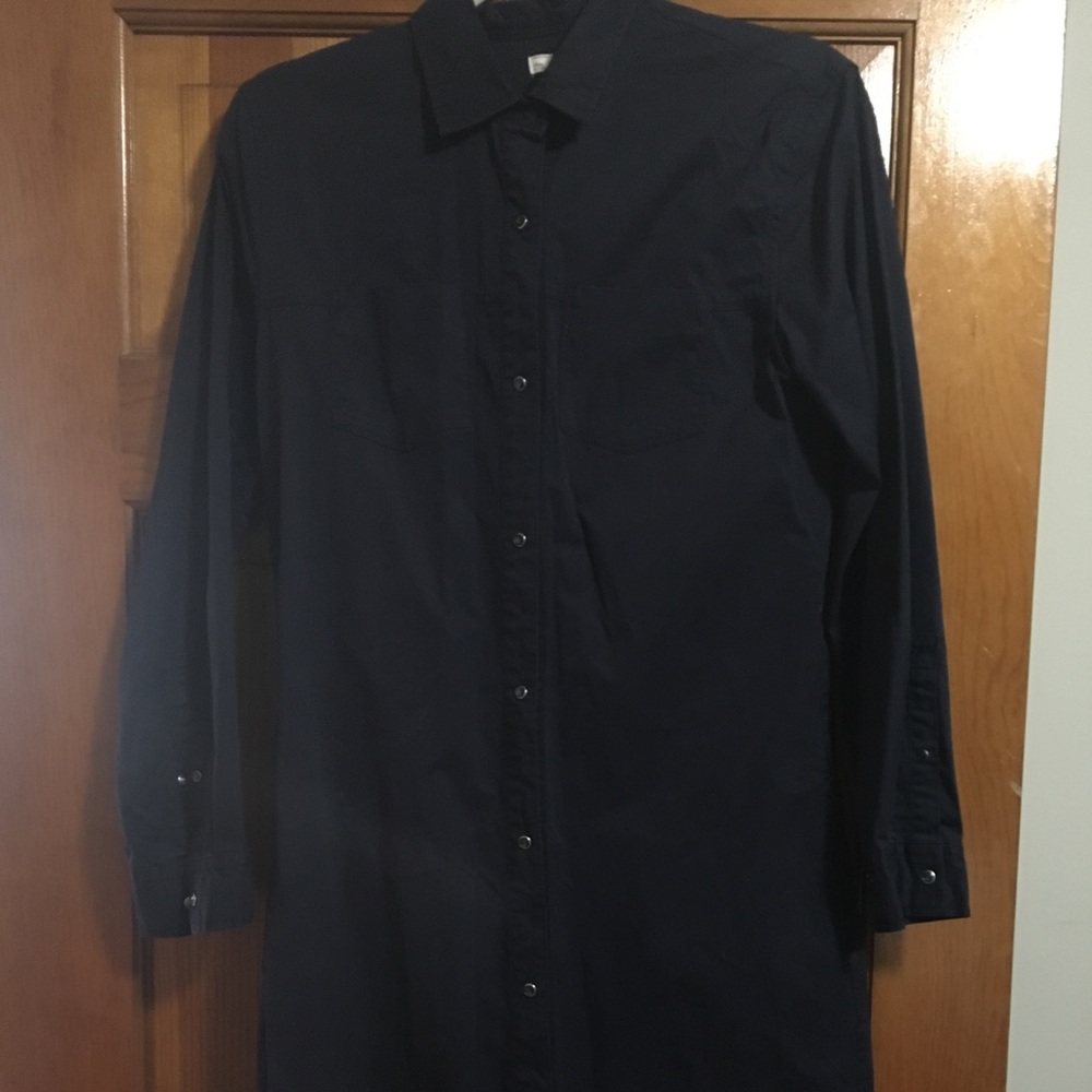 Gap button up dress- 4 tall